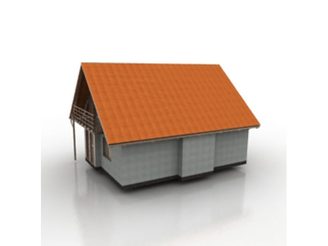 Free Orange House 3D model For Architecture 3Ds Max Model Download